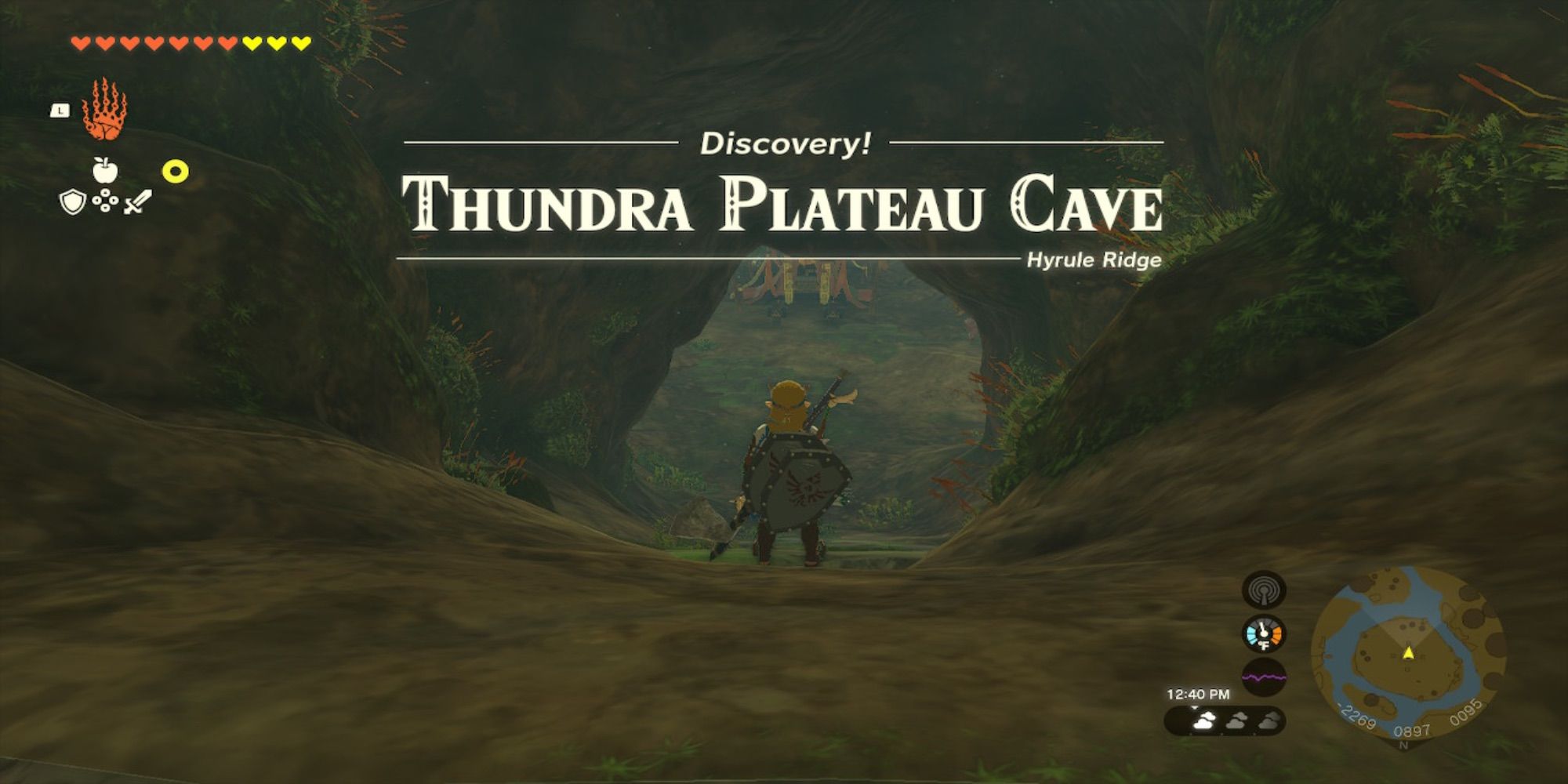 The Legend of Zelda Tears of the Kingdom Awakening Mask cave