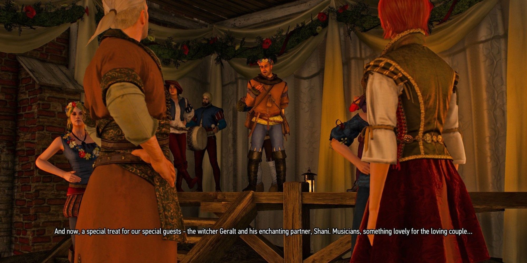 Gaunter O DIMM, talking with Geralt and Shani